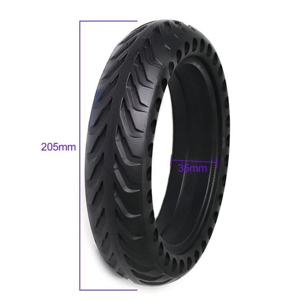 2-pack Punkteringsfritt däck 8.5" Honeycomb Xiaomi M365 scooter