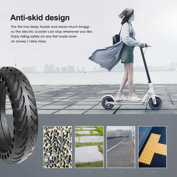 2-pack Punkteringsfritt däck 8.5" Honeycomb Xiaomi M365 scooter
