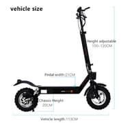 PFULUO X-11 Smart Electric Scooter with City Tires KickScooter 1000W 11 Inch hoverboard 50km/h Max Speed Off-road  skateboard