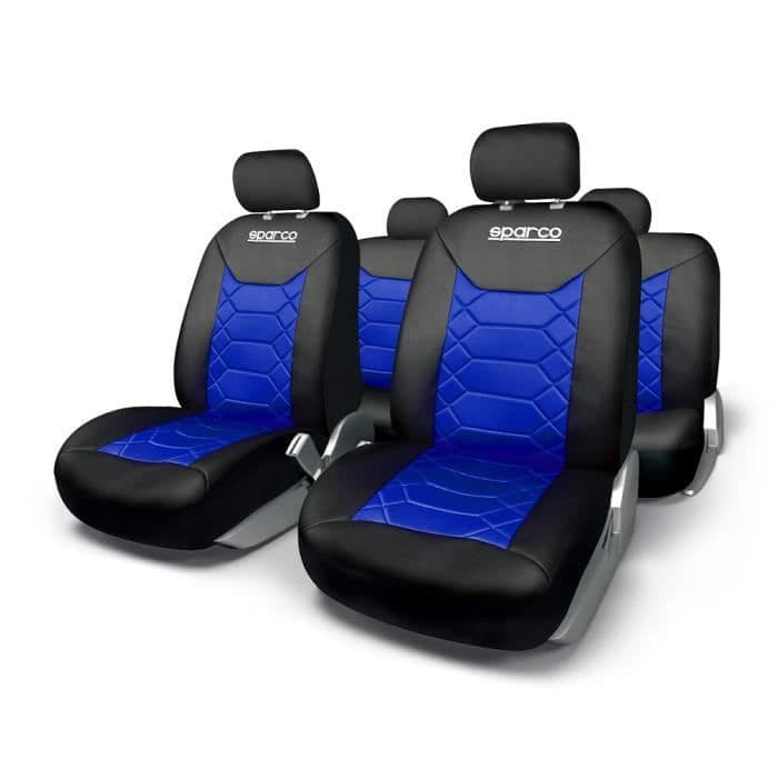 SPARCO Universal Sätesöverdrag Polyester Svart/Blå