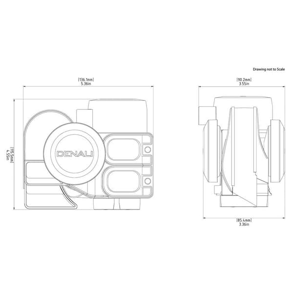 Denali Sarvi Soundbomb Bmw/triumph/yamaha/ducati/honda/indian/kawasaki/ktm/suzuki Tt-sb.10000.b Hopeinen