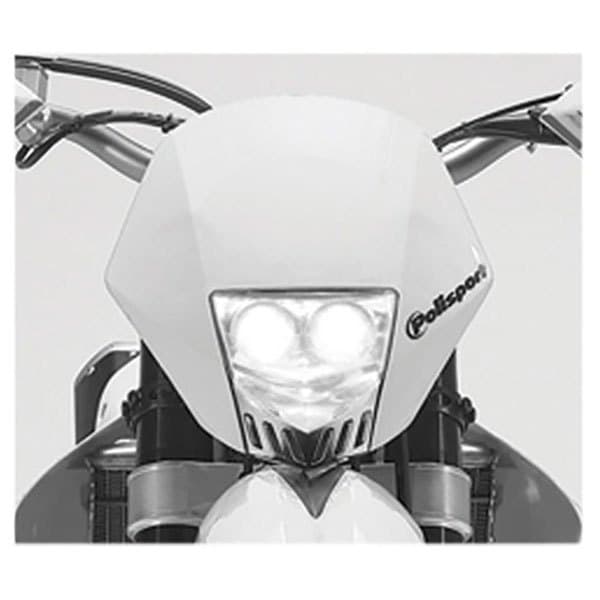 Polisport Hmx Led Headlight Valkoinen