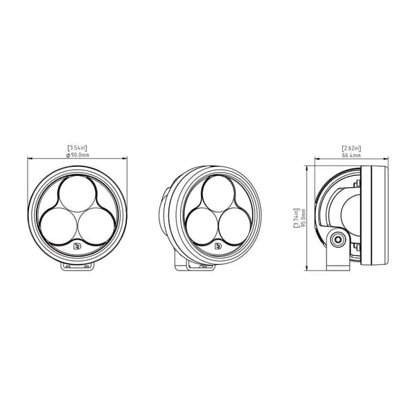 Denali Extraljus D3 Dnl.d3.050 Silver