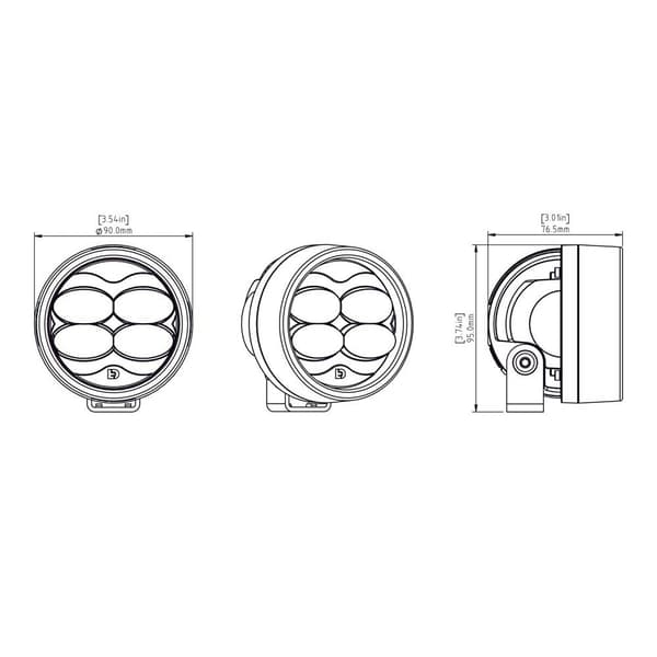 Denali Extraljus D3 Dnl.d3.051 Silver