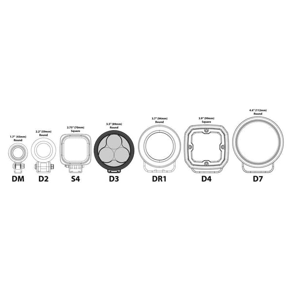 Denali Extraljus D3 Dnl.d3.051 Silver