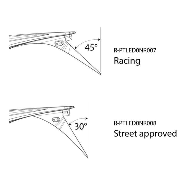 Rtech Ljus Devil Racing Tail 30:e Svart