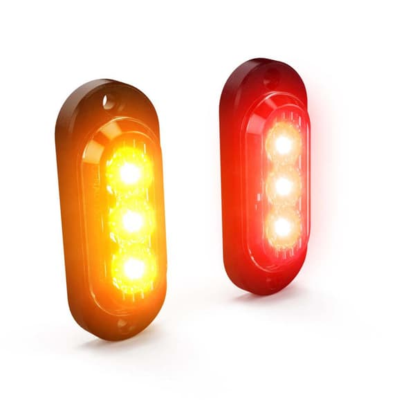 Denali Takavalot T3 Led Hopeinen