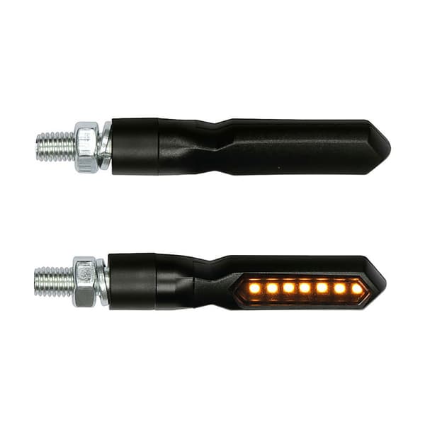 Lampa Piercer Sq Led Motorcykel Blinkers Silver