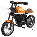 Miniatyrbild 1 av 4: EVERCROSS TECH elektrisk skoter för barn 3-12 år 16KM/H 2 hastighetsnivåer, däck 12 Gift Orange