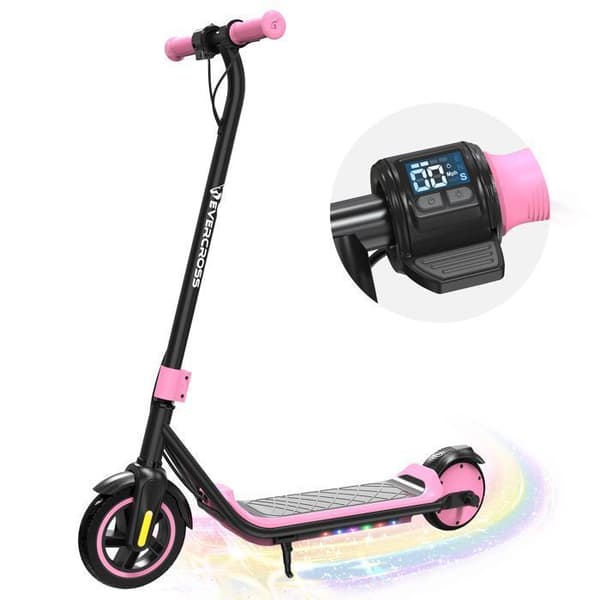 EVERCROSS TECH Elskoter för barn EVERCROSS - E6 Rosa