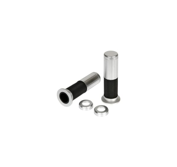 Håndtak kompl. 2 stk aluminium-gummi