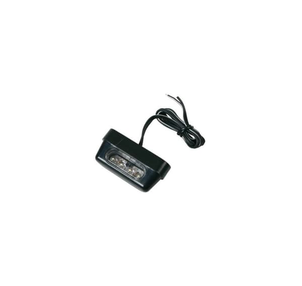 Led nummerskylt ljus 4 led vit