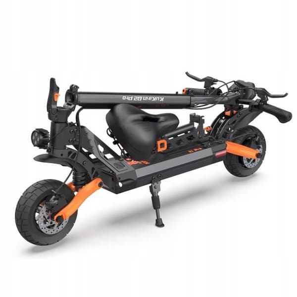 KUKIRIN G2 PRO - Hopfällbar elscooter - 9" hjul - 600W motor - 48v 15Ah batteri - 55KM räckvidd – Svart