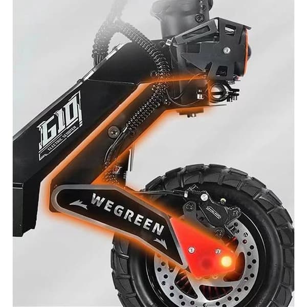 Obarter G10 20AH 2400W 65km-h 2*Motor 10 tums däck terräng NFC hopfällbar elskoter