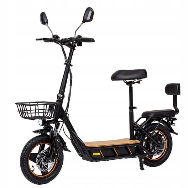KuKirin C1 Pro - Elscooter med säte - 14" hjul - 25AH batteri - 800W motor - Maximal räckvidd 100 km