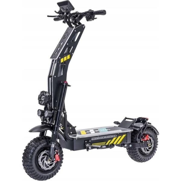 Elskoter VREDM T116 Plus 8000W 80KM/H 40Ah 60V Li-ion batteri, max 200kg nyttolast, Med säte