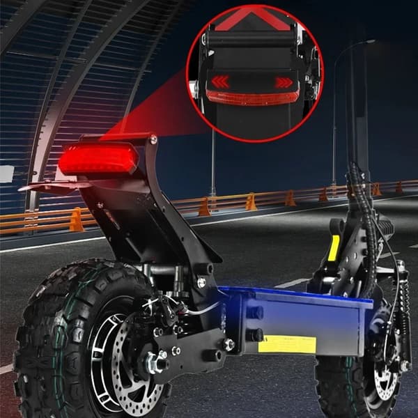 2500W-48V-20Ah 50-60km/h hopfällbar elektrisk skoter med LCD display, elskoter, elsparkcykel, 40-60 km räckvidd, 11" terrängdäck