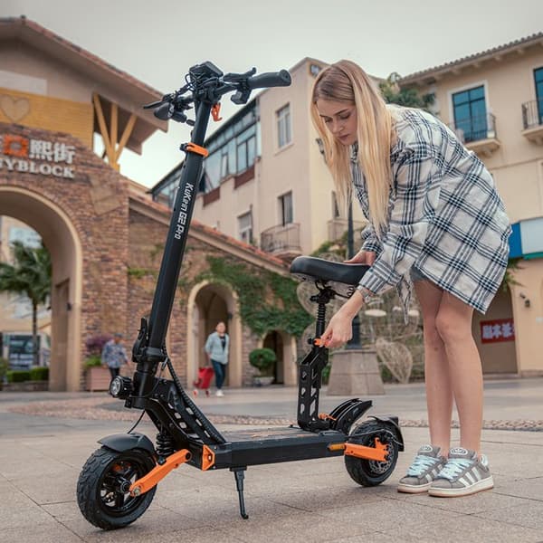 KUKIRIN G2 PRO - Hopfällbar elskoter - 9” vakuumdäck - 600W motor - 48v 15,6Ah batteri - 58KM räckvidd – Svart