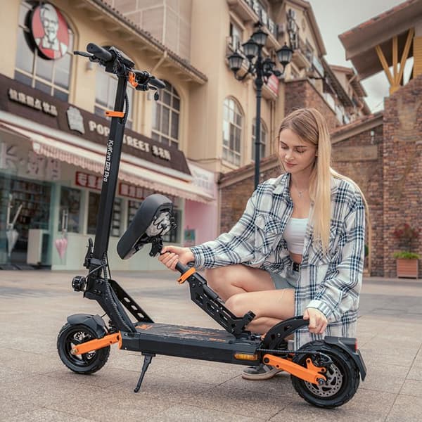 KUKIRIN G2 PRO - Hopfällbar elskoter - 9” vakuumdäck - 600W motor - 48v 15,6Ah batteri - 58KM räckvidd – Svart