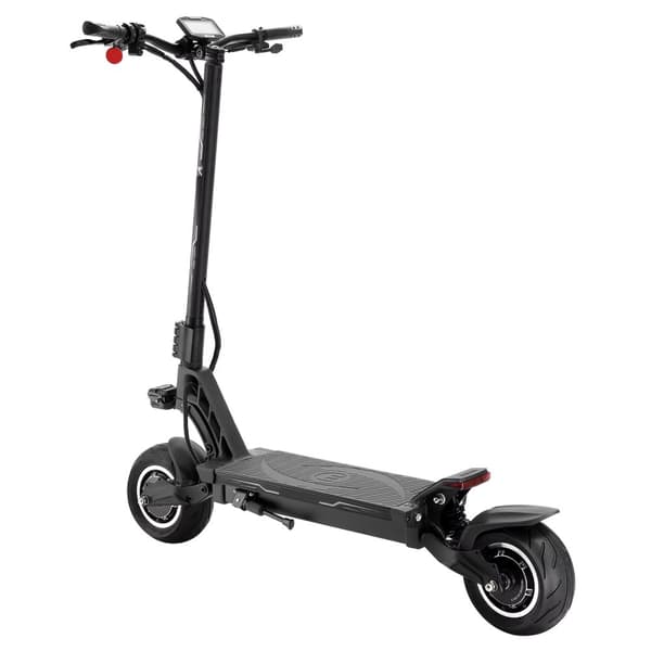6000W-60V-30Ah 49km/h hopfällbar vuxen elektrisk skoter, elsparkcykel, 60 mils räckvidd, dubbla motorer, stöder APP