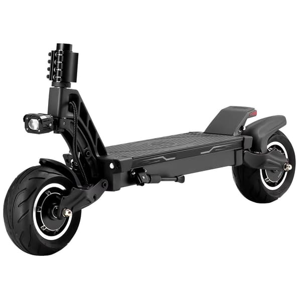6000W-60V-30Ah 49km/h hopfällbar vuxen elektrisk skoter, elsparkcykel, 60 mils räckvidd, dubbla motorer, stöder APP