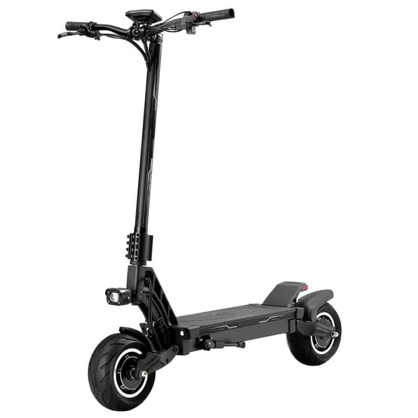 6000W-60V-30Ah 49km/h hopfällbar vuxen elektrisk skoter, elsparkcykel, 60 mils räckvidd, dubbla motorer, stöder APP