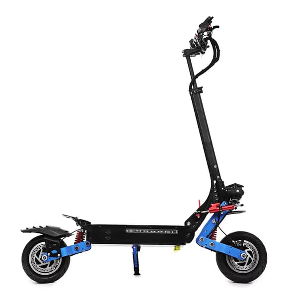 6000W-60V-38Ah 100km/h 135km räckvidd dubbelmotor vuxen elsparkcykel, elektrisk skoter, snabbfällbar design