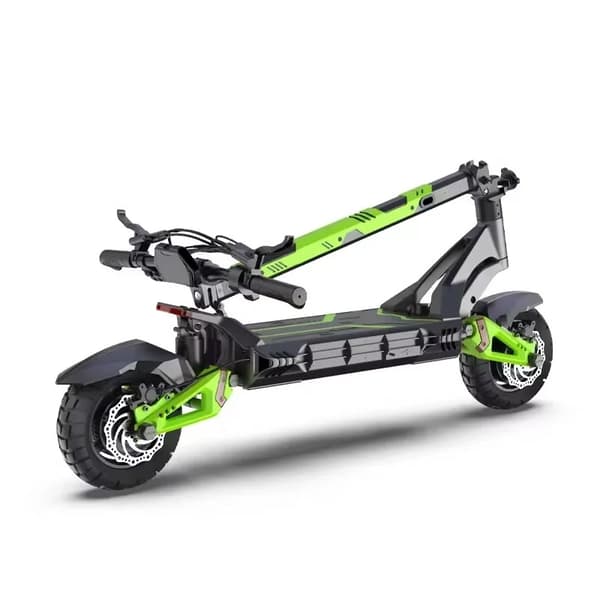 3200W-52V-23Ah unisex elskoter, elektrisk skoter, elsparkcykel, max 70km/h, 80km räckvidd, 10 tums däck