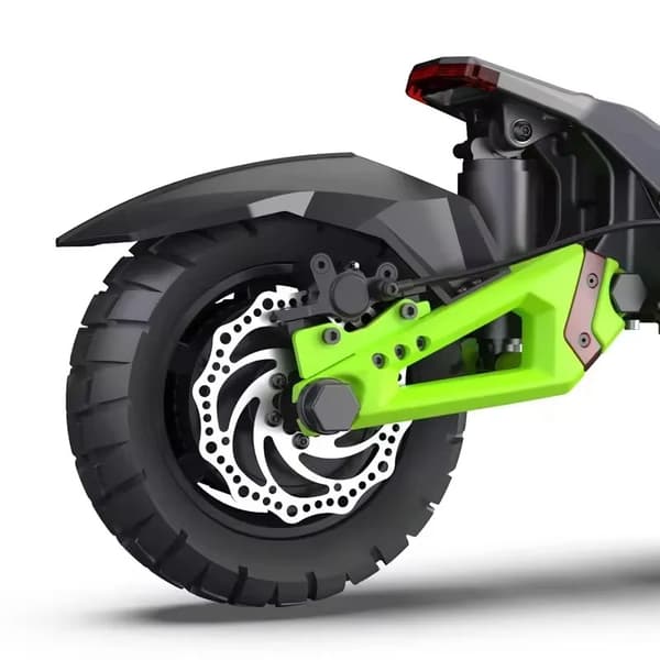 3200W-52V-23Ah unisex elskoter, elektrisk skoter, elsparkcykel, max 70km/h, 80km räckvidd, 10 tums däck