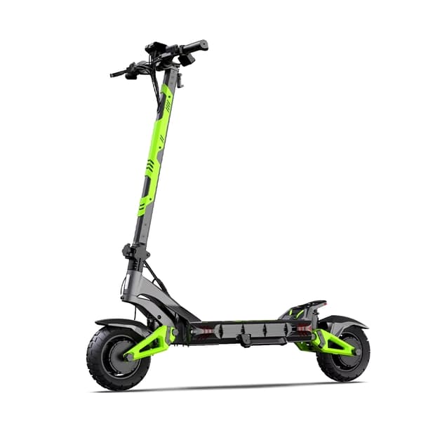 3200W-52V-23Ah unisex elskoter, elektrisk skoter, elsparkcykel, max 70km/h, 80km räckvidd, 10 tums däck