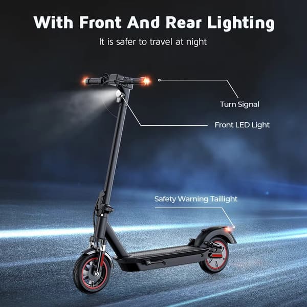 750W 18Ah 45km/h 96km räckvidd elektrisk skoter, hopfällbar elsparkcykel, elskoter, 4 hastighetslägen, 10" pneumatiska däck