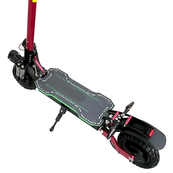 2400W-48V-21Ah elektrisk skoter med dubbla motorer, hopfällbar elsparkcykel, elskoter, 60-70km/h, 50-70km räckvidd, 10 tums däck