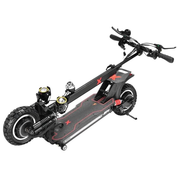 2400W-48V-21Ah hopfällbar elektriska skoter för vuxna, elsparkcykel, elskoter, 70km/h, 40-70km räckvidd, 10" terrängdäck