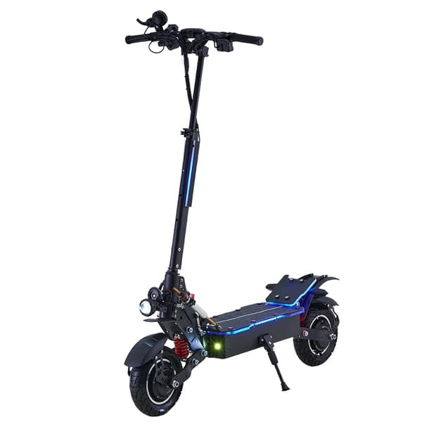 3800W-52V-38Ah 75km/h elektrisk skoter med dubbla borstlösa motorer, vuxen terräng elsparkcykel, hög effekt elskoter