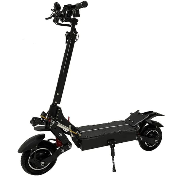 3800W-52V-38Ah 75km/h elektrisk skoter med dubbla borstlösa motorer, vuxen terräng elsparkcykel, hög effekt elskoter
