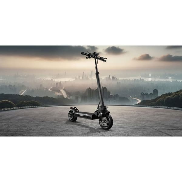 Trottinette électrique Ruptor R1 Lite V2 - Svart, 60 km räckvidd, 48V, 15 Ah, hjul 10", 20 km/h