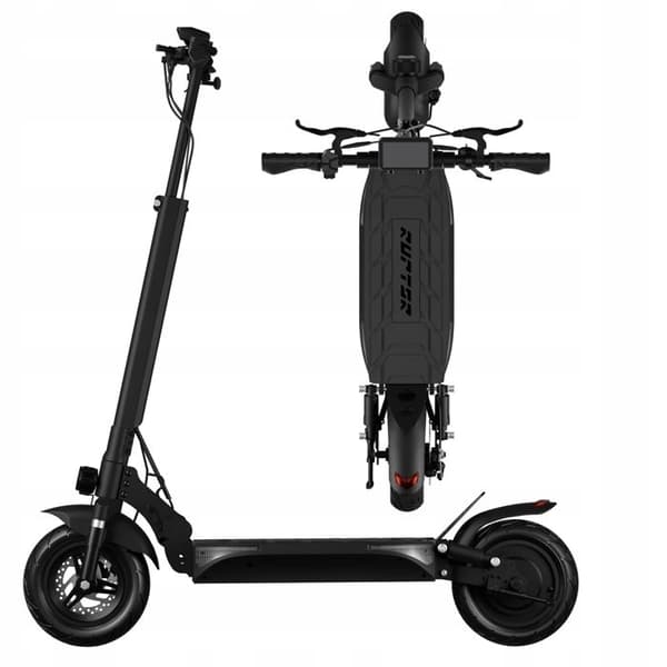 Trottinette électrique Ruptor R1 Lite V2 - Svart, 60 km räckvidd, 48V, 15 Ah, hjul 10", 20 km/h