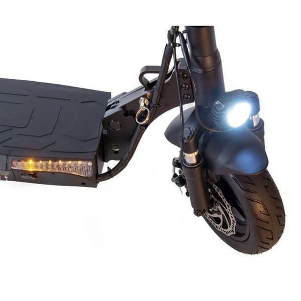 Trottinette électrique Ruptor R1 V2 - Svart, 500W, 20Ah 48V, 80 km räckvidd, IP54