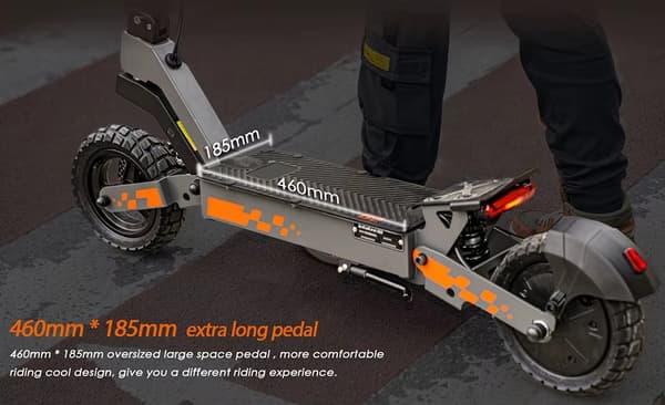 800W 48V 15Ah 45km/h hopfällbar elscooter med smart pekskärm, elektrisk skoter med 10" däck, elsparkcykel, 55km körsträcka