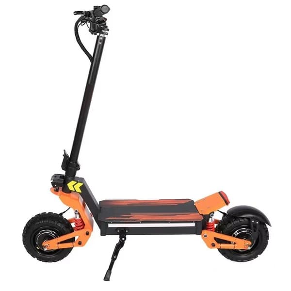 6000W 60V 40Ah elektrisk skoter med dubbla motorer, hopfällbar elskoter med 11" däck, 85km/h 80km körsträcka elsparkcykel