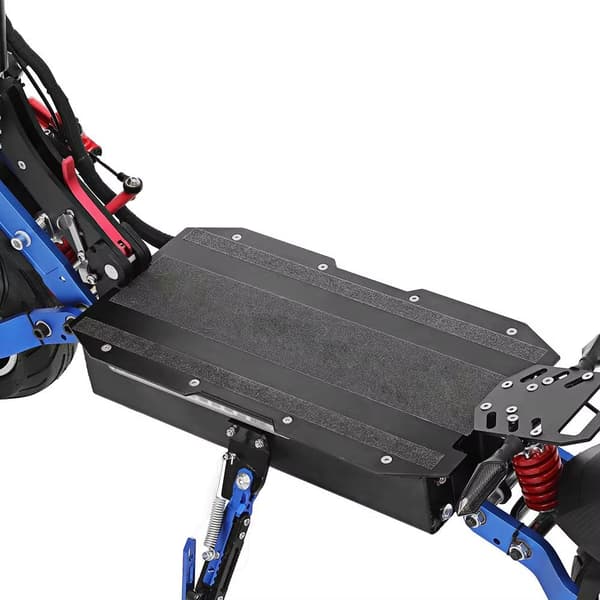 6000W-60V-38.4Ah snabb elektrisk skoter med dubbla motorer, 95km/h elsparkcykel med hydraulisk broms, elskoter för vuxna