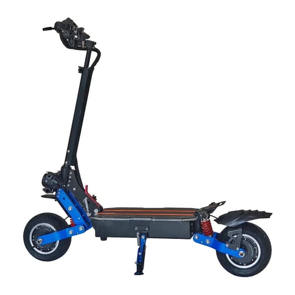 6000W-60V-38.4Ah snabb elektrisk skoter med dubbla motorer, 95km/h elsparkcykel med hydraulisk broms, elskoter för vuxna