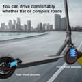 Miniatyrbild 4 av 7: 600W 36V 10,5Ah 31km/h vuxen elektrisk skoter med 8,5" däck, elsparkcykel med dubbla bromssystem, elskoter med APP-kontroll