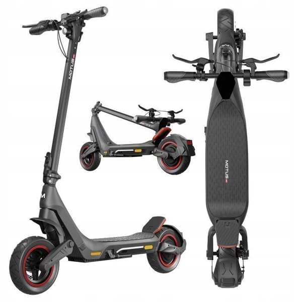 Trottinette Elektrisk Motus Pro 10 Urban Fällbar 500W, 35 km/h, Utökad Räckvidd, Stötdämpning &amp; Skivbromsar
