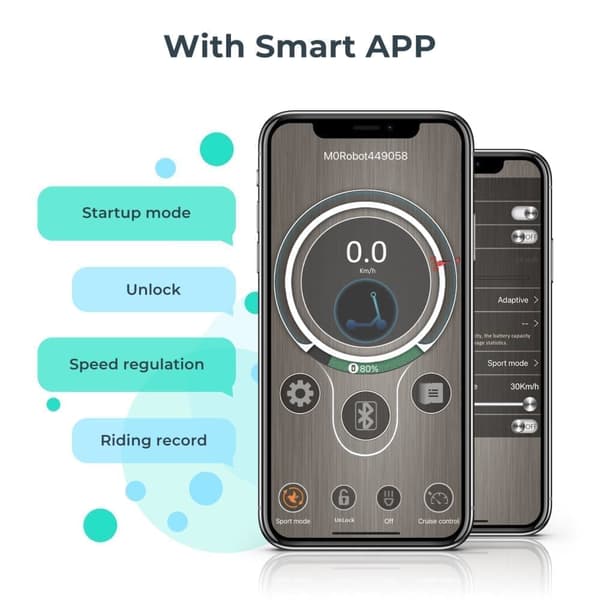 iScooter - iScooter i9 Max 10 tuuman sähköskootterin hunajakennorengas 500W 36V 10Ah Smart APP Control