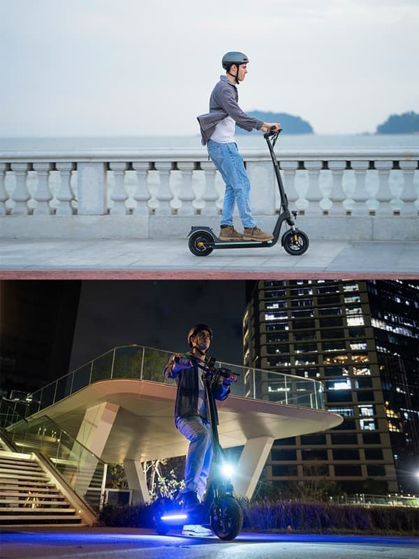 JOYOR C10 elektrisk scooter - 500W motor 48V10.4AH batteri 50KM rækkevidde skivebremser - sort