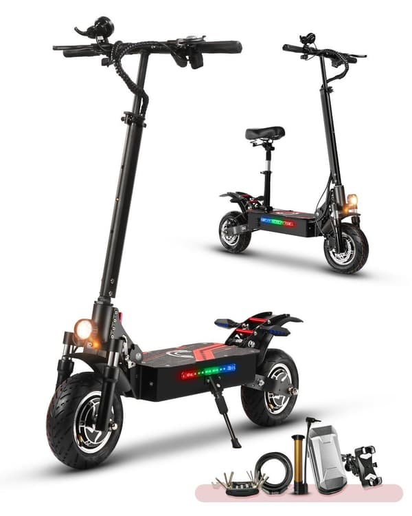 BOYUEDA - BOYUEDA Q7Pro 52V 19Ah 1600Wx2 10 tommer elektrisk scooter