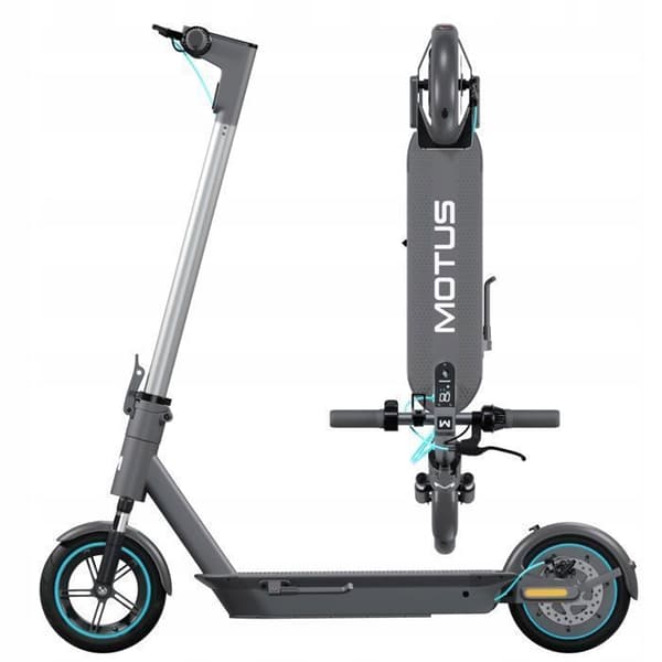 Motus Scooty 10" Plus elektrisk skoter | 60 km autonomi | 36V 15Ah 540 Wh Stapelbar elektrisk skoter för vuxna och barn 10 tum