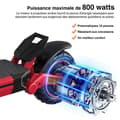 Miniatyrbild 6 av 6: Fällbar El-scooter för vuxna - RCB TECH RE24 - 10" solida däck - 800W - Kraftfullt batteri 48V, 15.6Ah - APP