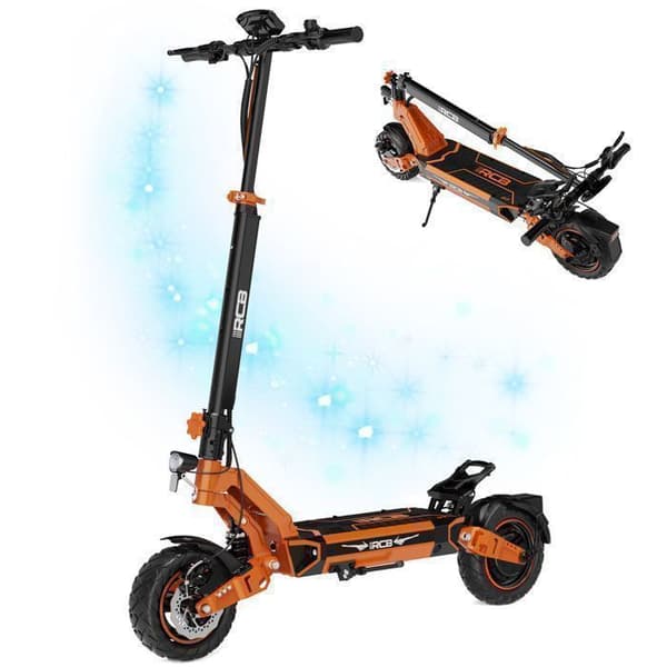 Elcykel för vuxna - RCB D7 - Räckvidd 80-90KM - 800W - 48V 20.8Ah Batteri - Dubbel skivbroms - APP